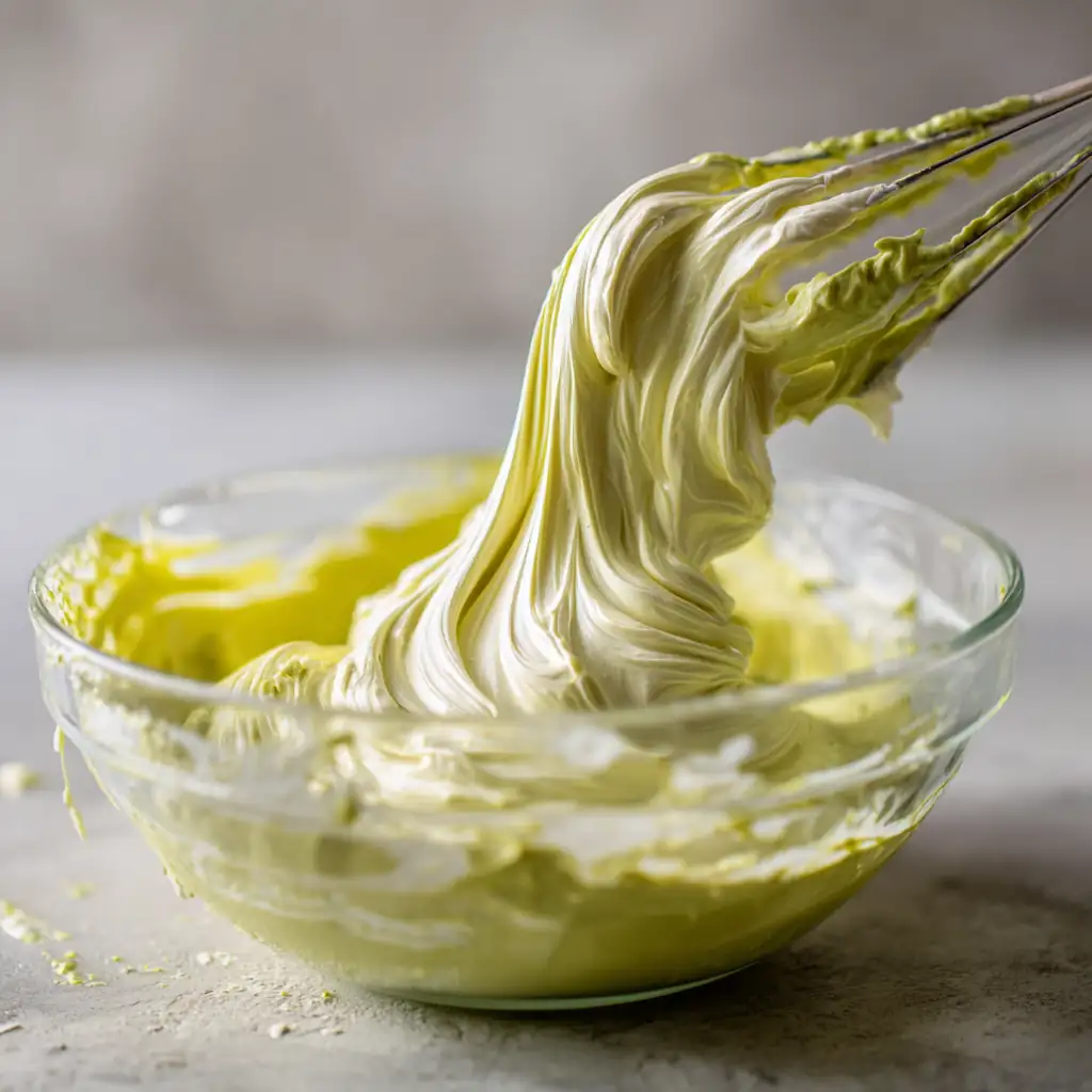 Incorporation chantilly crème pistache tiramisu