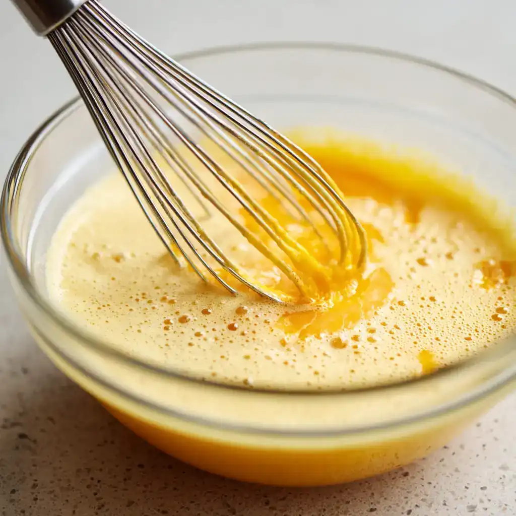 jaunes d’œufs blanchis avec sucre tiramisu citron