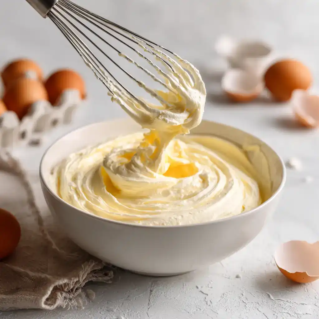mascarpone incorporé dans la crème tiramisu citron