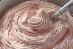 chantilly mascarpone on rustic summer table