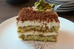 Tiramisu pistache Cyril Lignac maison