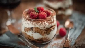 Recette tiramisu framboises speculoos en plat familial