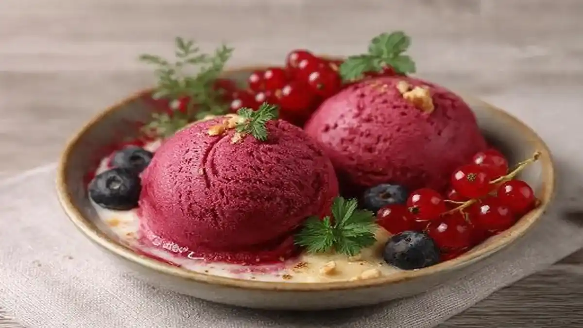 Sorbet à la fraise maison
