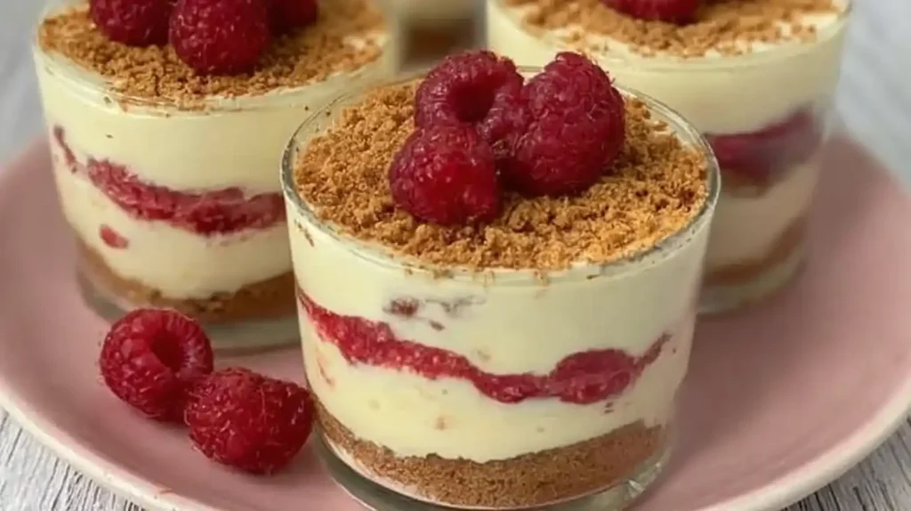 tiramisu framboise speculoos chocolat blanc en verrine