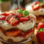 Tiramisu skyr sans mascarpone en verrine