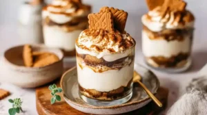 Recette tiramisu au speculoos sans café en version familiale